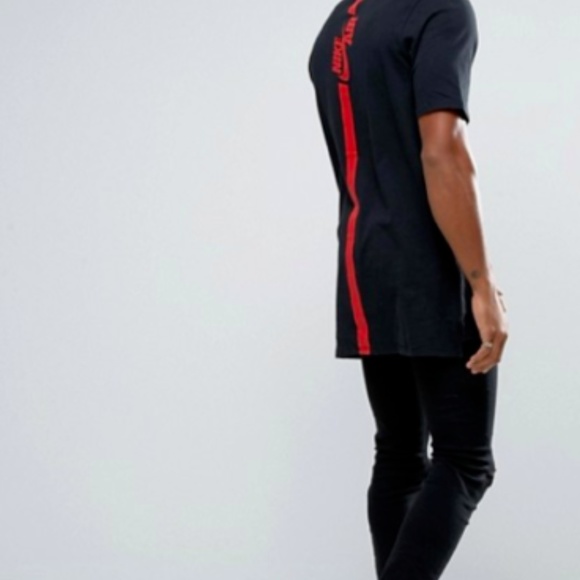 Nike Air Men's Basketball Athletic Drop Hem Shirt - Picture 2 of 4